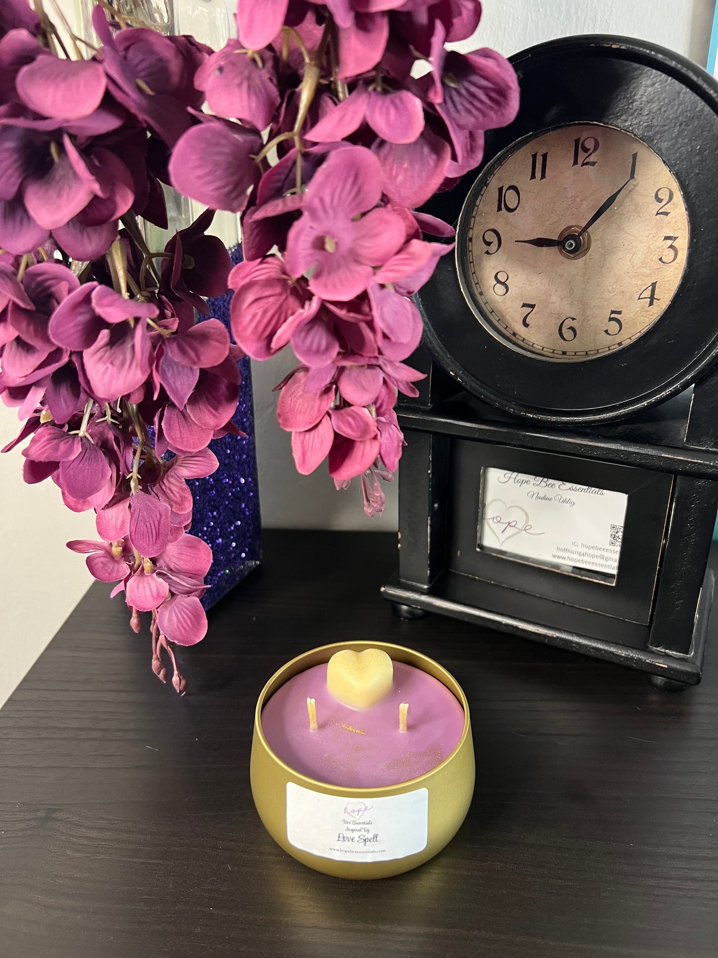 Beeswax-Coconut Oil Candle-8oz. Love Spell Inspired