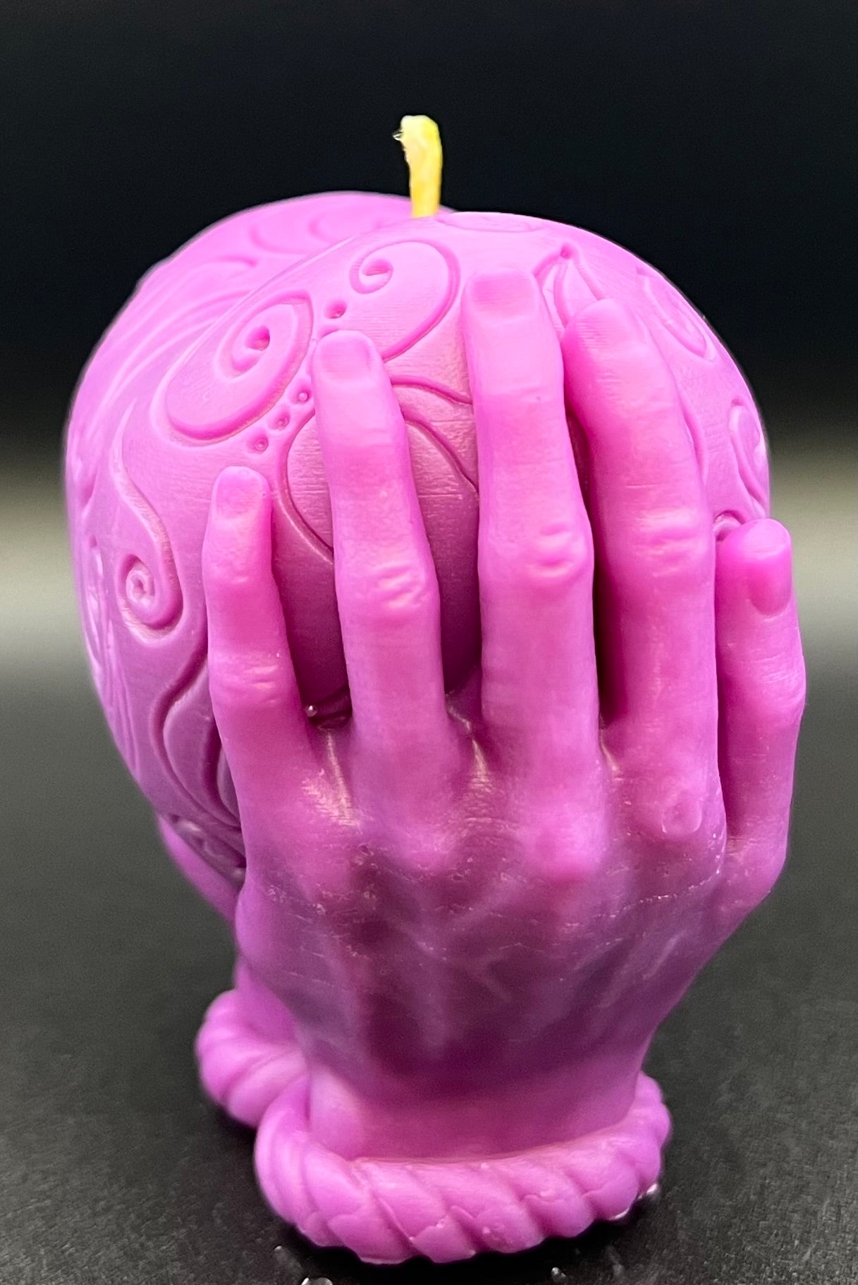 Beeswax Candle Heart and Hands-6oz. Love Spell