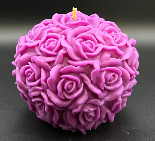 Beeswax Rose Ball Candle-Inspired by Love Spell