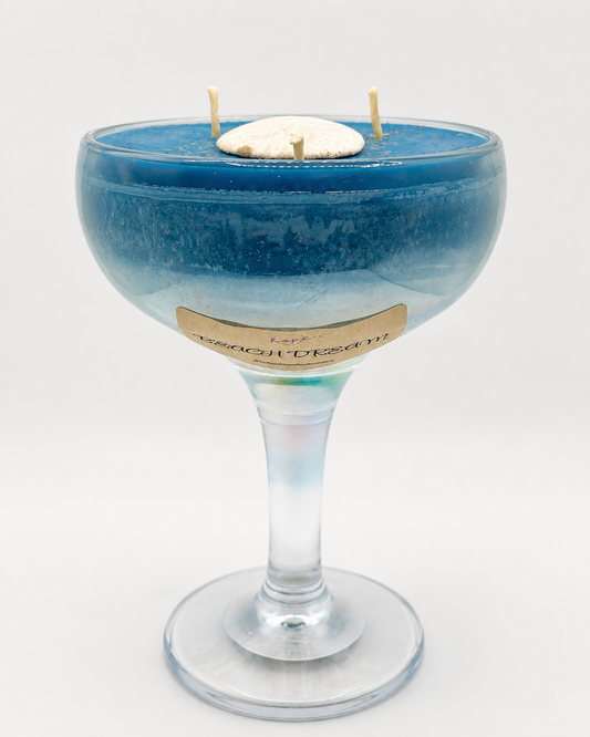 Beach Dream Martini Glass