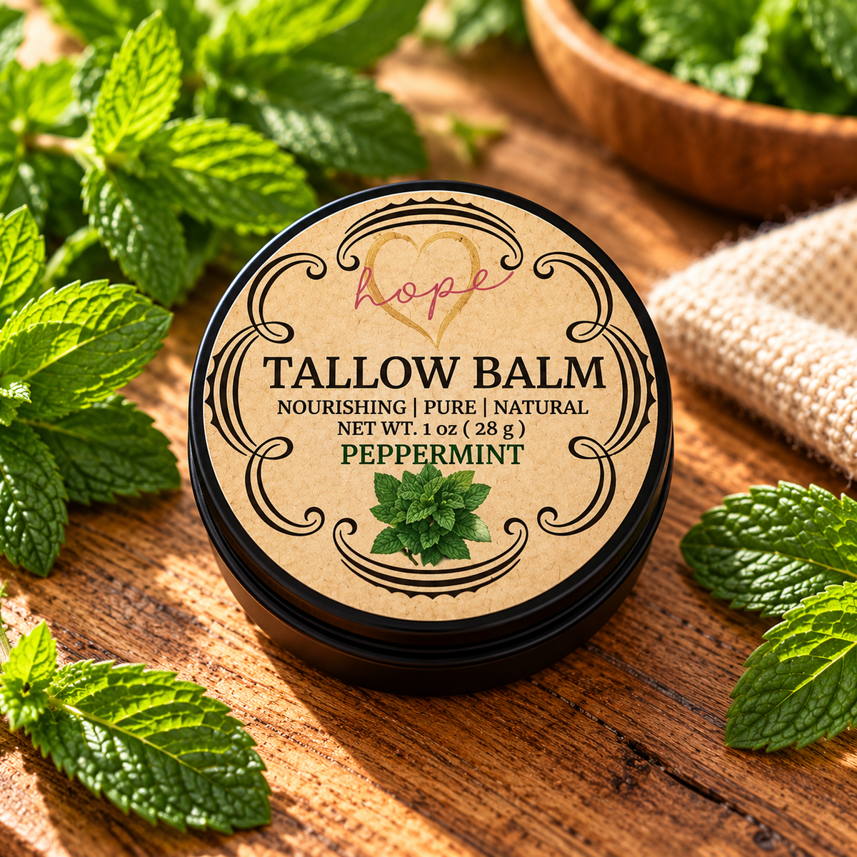 Hope Bee Tallow Balm | Grass-Fed Tallow Skin Balm