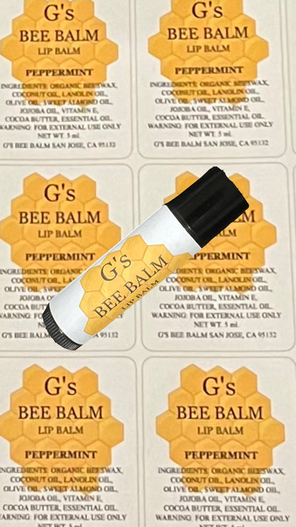 Organic Beeswax Lipbalm -Peppermint