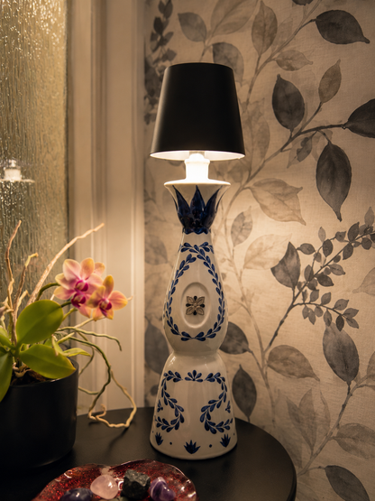 Luxury Clase Azul 750ml Bottle Lamp – Black Edition