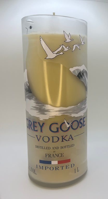 Beeswax Grey Goose Candle-Lemon Verbena