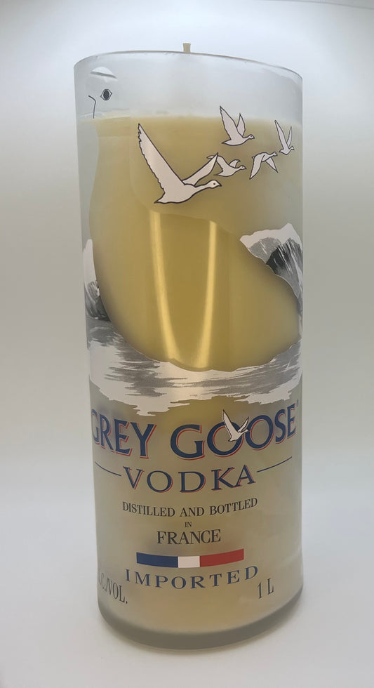 Beeswax Grey Goose Candle-Lemon Verbena