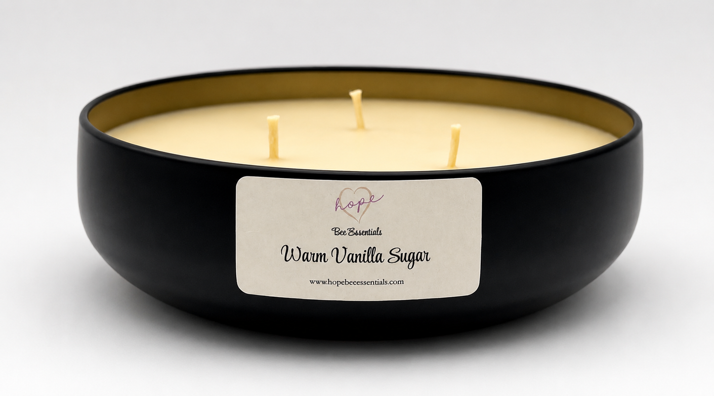 Warm Vanilla Sugar | Luxury Beeswax Candle