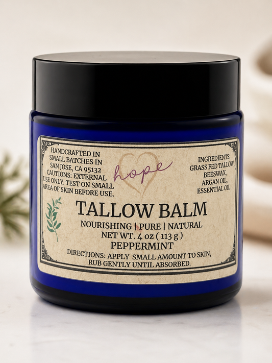 Tallow Balm 4oz. Peppermint