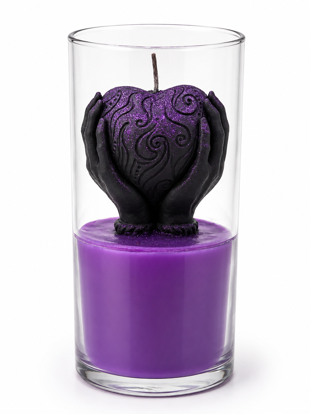 Velvet Kiss Enchanted Heart Candle