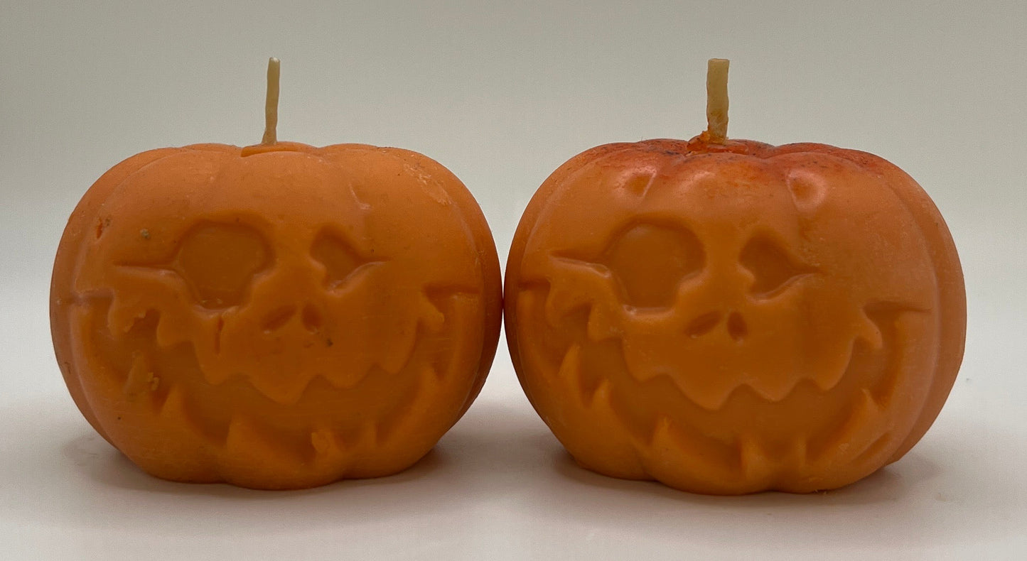 Beeswax Pumpkin Candle-Pumpkin Spice