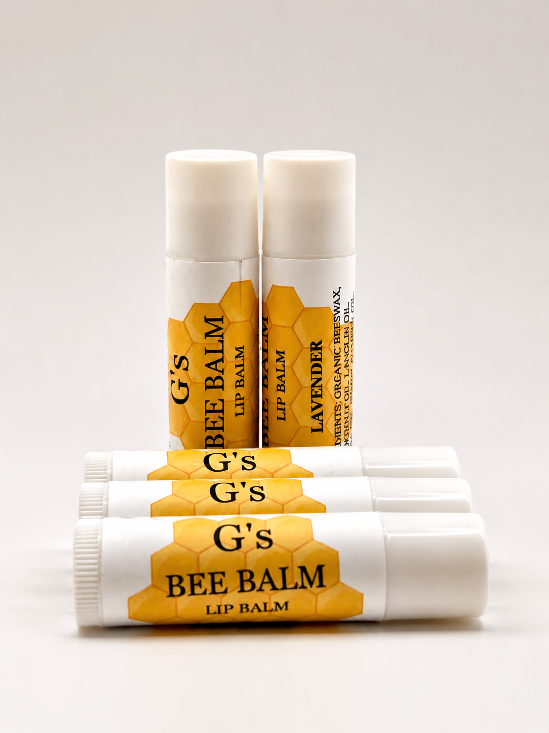 Organic Beeswax Lip Balm - Lavender