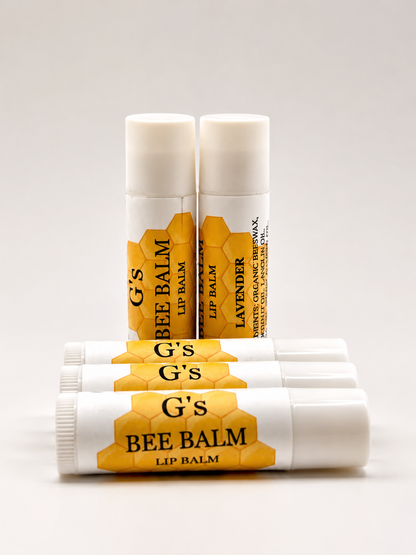 Organic Beeswax Lip Balm - Lavender