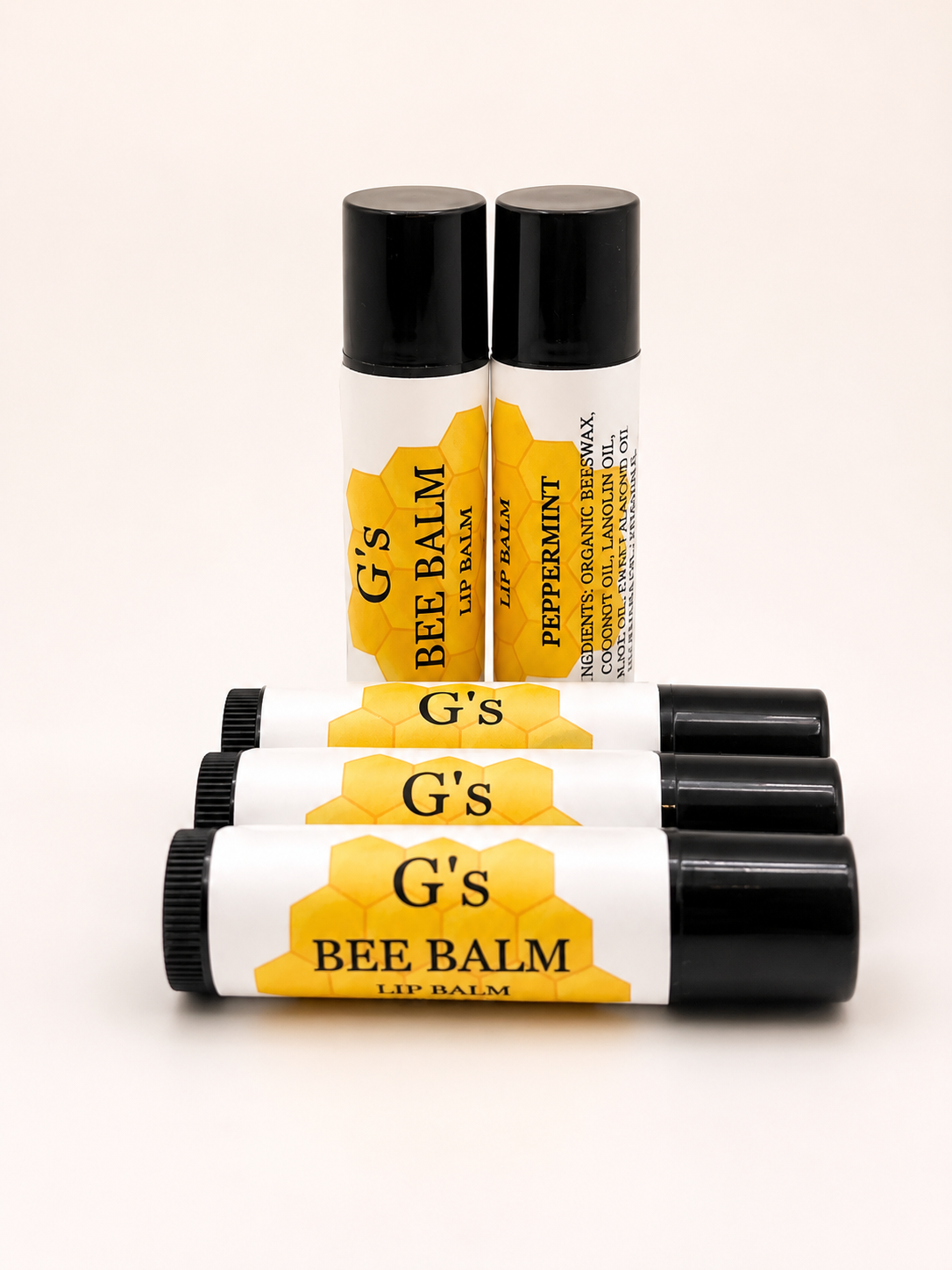Organic Beeswax Lip Balm -Peppermint