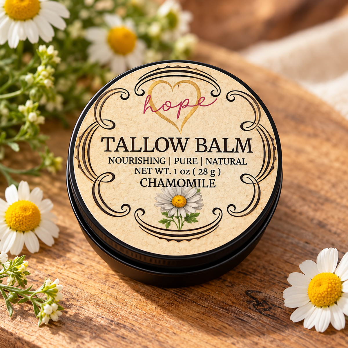 Hope Bee Tallow Balm | Grass-Fed Tallow Skin Balm