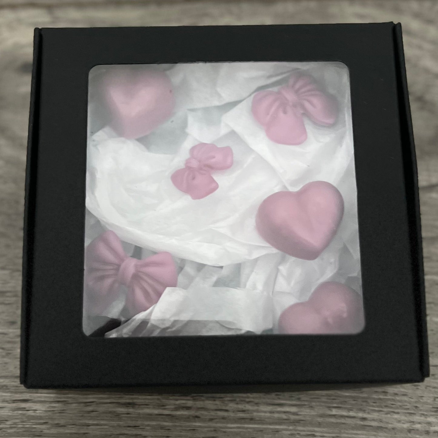 Organic Beeswax Lavender Wax Melts-Heart and Bows