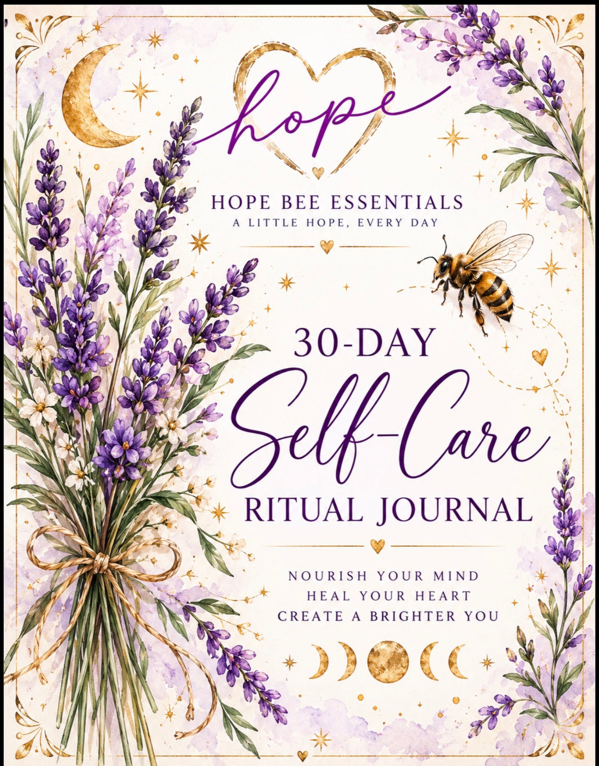 30-Day Self-Care Ritual Journal | Printable Mindfulness & Affirmation Workbook