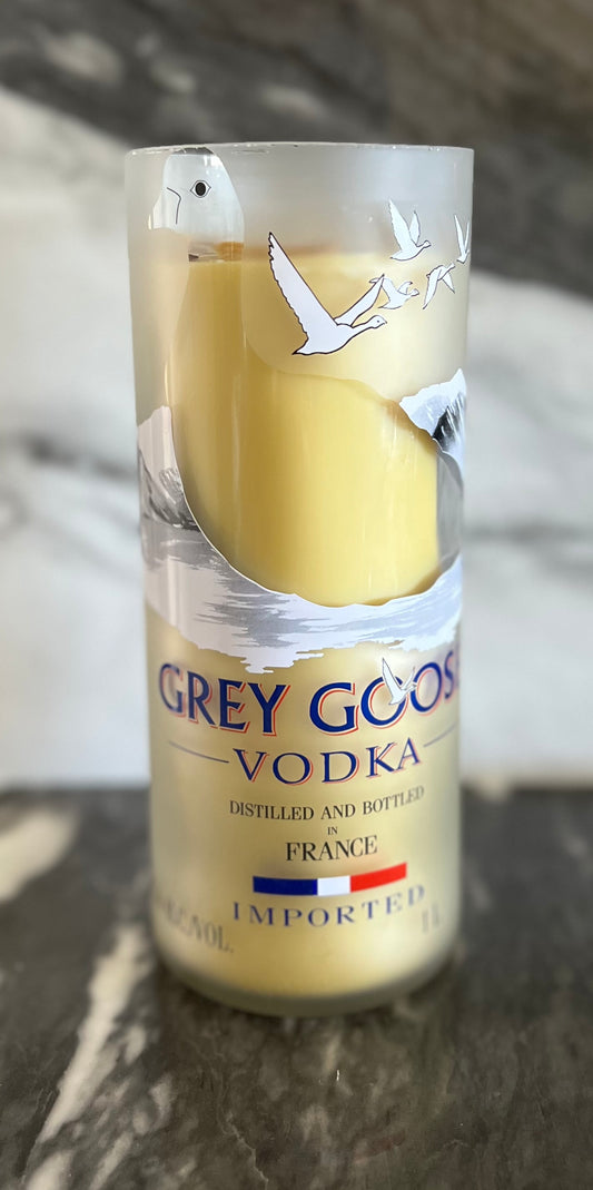 Beeswax Grey Goose Candle-Lemon Verbena