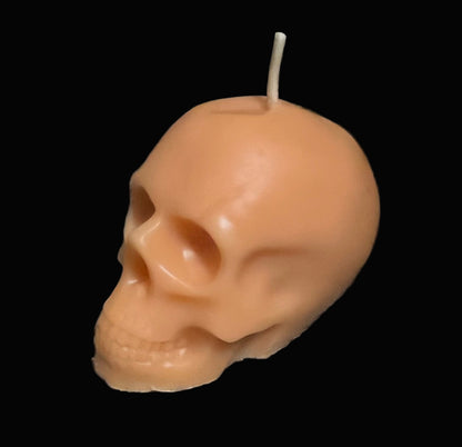 Beeswax Medium Skull Candle-Pumpkin Spice