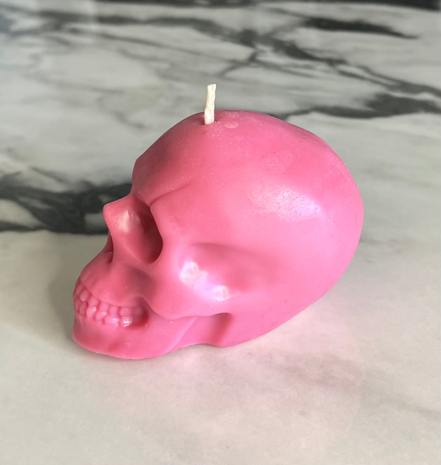 Beeswax Medium Skull Candle-Palo Santo