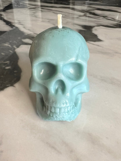 Beeswax Large Skull Candle-Cherry Blossom