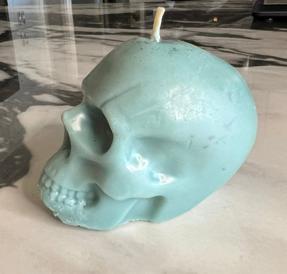 Beeswax Large Skull Candle-Cherry Blossom