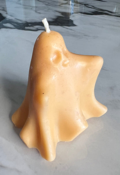 Beewax Orange Ghost Candle 1-Palo Santo