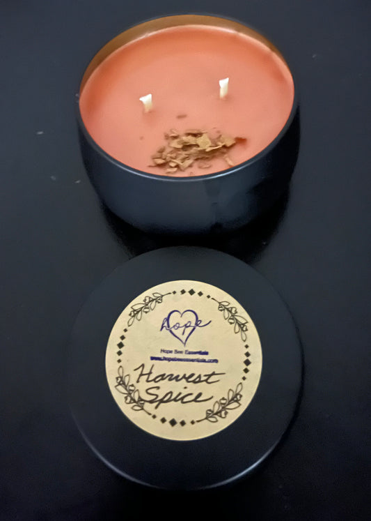 Beeswax Candle 8oz-Harvest Spice