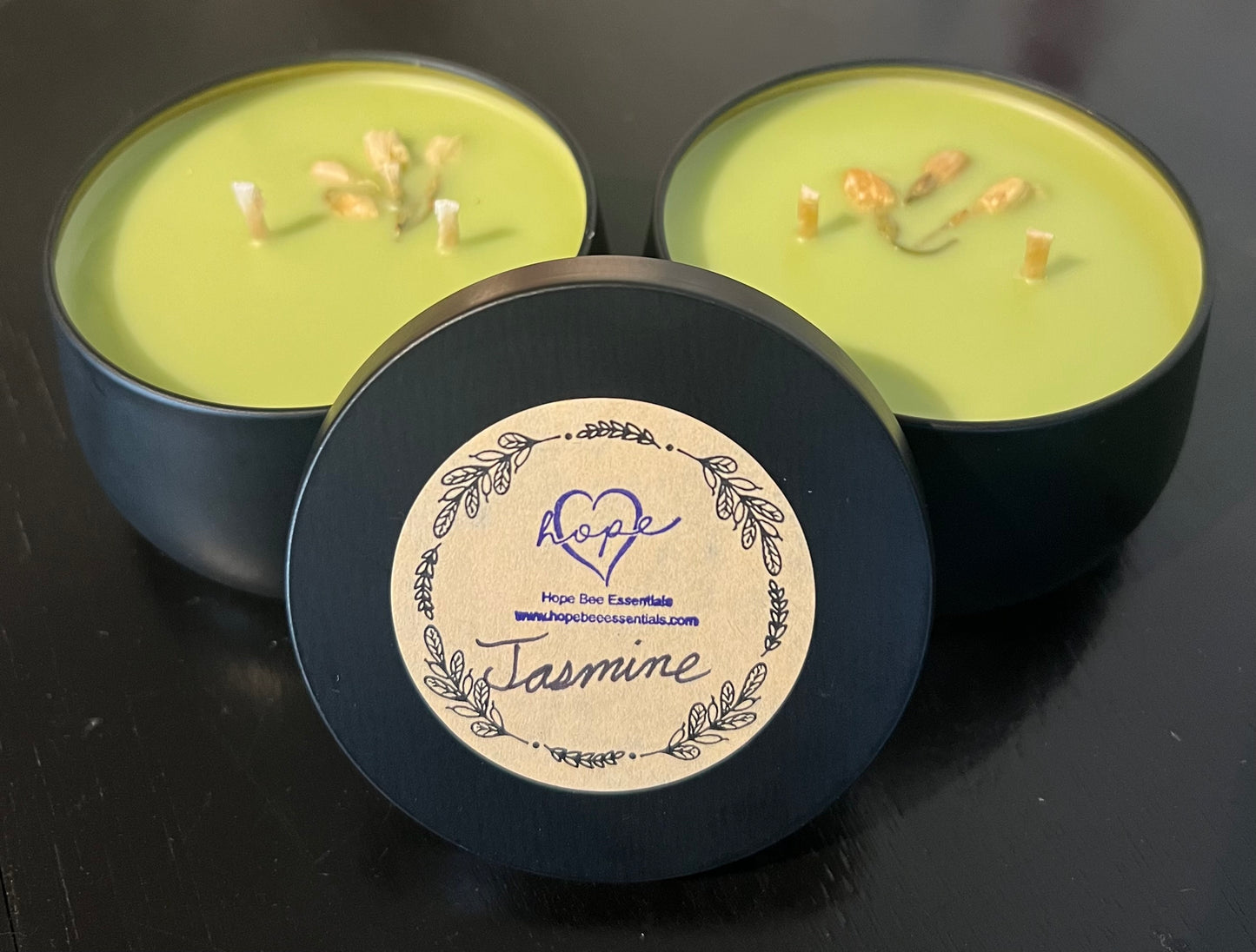 Beeswax Candle 8oz.-Jasmine