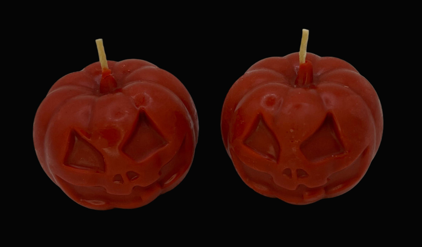 Beeswax-Coconut Oil Jack O Lantern Candle 2-Pumpkin Spice