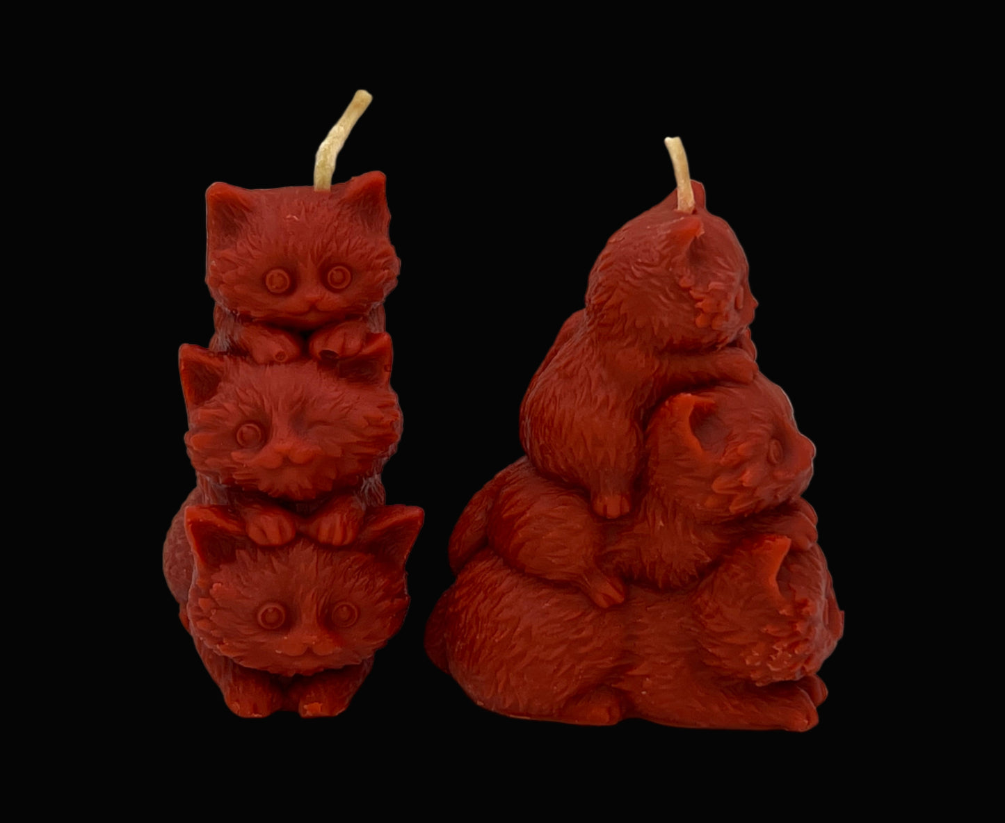 Beeswax-Coconut OIl Candle Kittens-Pumpkin Spice