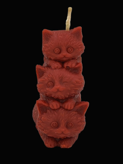 Beeswax-Coconut OIl Candle Kittens-Pumpkin Spice